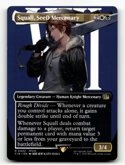 Squall, SeeD Mercenary (Borderless) 402 R FINAL FANTASY - Image 1