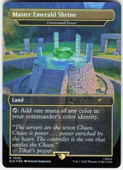 Master Emerald Shrine - Command Tower () (Rainbow Foil) R Secret Lair 7030 NM - Image 1