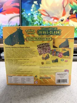 Pokemon TCG Sword and Shield Rebel Clash Elite Trainer Box New and Sealed - Image 2