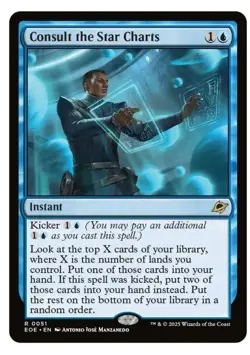 1x MTG Consult the Star Charts - Edge of Eternities Rare! NM Mint! - Image 1
