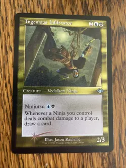 Ingenious Infiltrator Modern Horizons (Retro Frame) (Foil Etched) NM MTG - Image 1