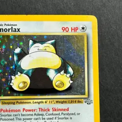 Snorlax 11/64 Jungle Holo Rare Pokemon Card - Image 3
