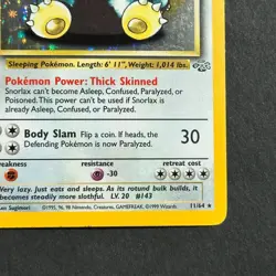 Snorlax 11/64 Jungle Holo Rare Pokemon Card - Image 4