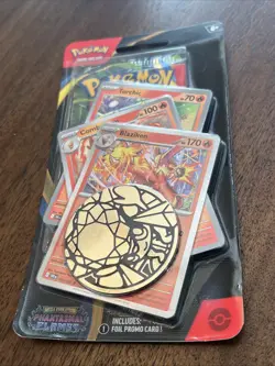 Pokemon ME02 Phantasmal Flames Premium Checklane Blister Pack (Blaziken) Sealed - Image 2