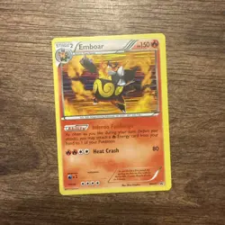 Emboar BW21 Pokemon Black & White 2011 Holo Black Star Promo LP - Image 1
