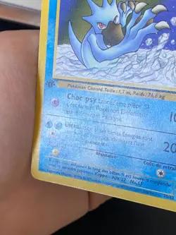 CARTE POKEMON AKWAKWAK 35/62 EDITION 1 FR UNCO WIZARDS FOSSILE - TBE+ - Image 4