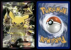 Pikachu EX XY124 Promo XY Alternate Art Pokemon LP - Image 3
