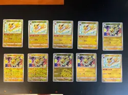 2025 Chinese Pokemon Gem Pack Vol 2 CBB2C 07 13/14 Jolteon Complete Set Master - Image 1