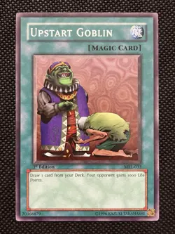 Upstart Goblin MRL-033 Common 1st Edition Lightly Played English Yu-Gi-Oh! - Image 1