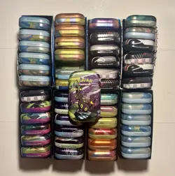 EMPTY Pokemon Mini Tin (49 Tin Lot) TINS ONLY - Image 1