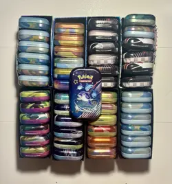 EMPTY Pokemon Mini Tin (49 Tin Lot) TINS ONLY - Image 5