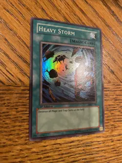 Yugioh Heavy Storm MRD-142 1st Edition Super Rare MP - Image 2