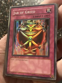 Yugioh Jar Of Greed LON 1st Edition Super Rare LP - Image 5