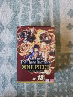 One Piece TCG English The Three Brothers Ultra Starter Deck ST-13 New Sealed - Image 1