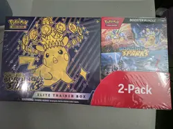 Pokemon TCG Scarlet &Violet Surging Sparks Elite Trainer box + Booster Bundle - Image 1