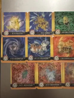 LOT OF 20 POKEMON ARTBOX 1999 PREMIER EDITION ACTION FLIPZ 3D CARDS - Image 2