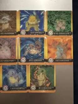 LOT OF 20 POKEMON ARTBOX 1999 PREMIER EDITION ACTION FLIPZ 3D CARDS - Image 4