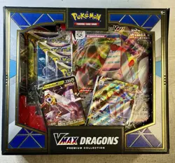 Pokemon TCG Sword & Shield 2022 Vmax Dragons Premium Collection Box - New Sealed - Image 2