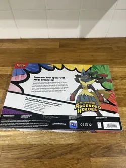 Pokemon TCG Mega Lucario Poster Collection Ascended Heroes | SEALED NEW - Image 3