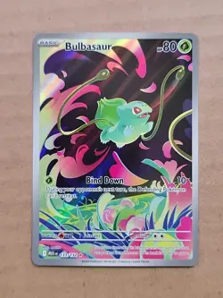 Pokemon TCG Bulbasaur 133/132 Secret Rare Mega Evolution Set - Image 1