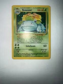 Pokemon TCG Venusaur Base Set 6915/102 Holo Rare lp/mp - Image 1