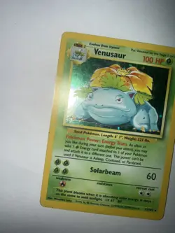 Pokemon TCG Venusaur Base Set 6915/102 Holo Rare lp/mp - Image 5