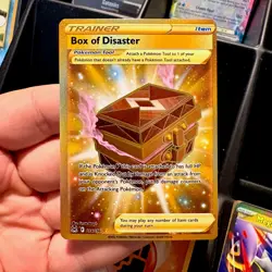 Pokemon Box of Disaster 214/196 Swsh11: Lost Origin Secret Rare Holo Trainer - Image 1