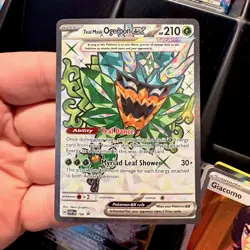 Pokemon Teal Mask Ogerpon ex 166 SV Promo Ultra Rare Holo Basic 210 HP - Image 1