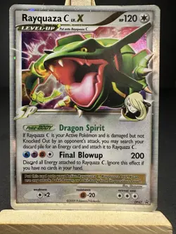 Rayquaza C LV x DP47 Black Star Promo Diamond & Pearl Holo Pokemon - HP - Image 1