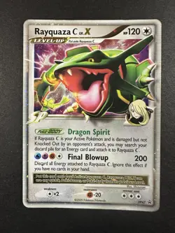 Rayquaza C LV x DP47 Black Star Promo Diamond & Pearl Holo Pokemon - HP - Image 2