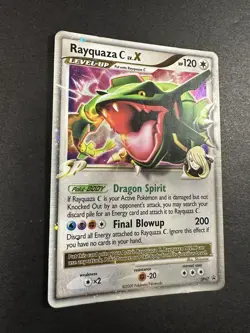 Rayquaza C LV x DP47 Black Star Promo Diamond & Pearl Holo Pokemon - HP - Image 4