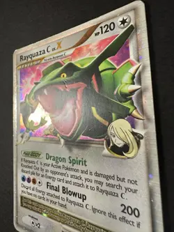 Rayquaza C LV x DP47 Black Star Promo Diamond & Pearl Holo Pokemon - HP - Image 5