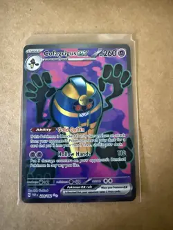 2023 Pokemon Paradox Rift Cofagrigus ex 224/182 Ultra Rare NM - Image 1