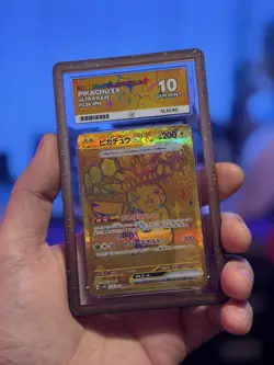 Pokemon Terastal Festival Pikachu EX 236/187 Ultra Rare Japanese Ace 10 Gem Mint - Image 1