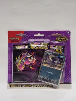 Pokemon Tech Sticker Collection 5 Pack Charmander Gastly Sealed Bundle - Image 3