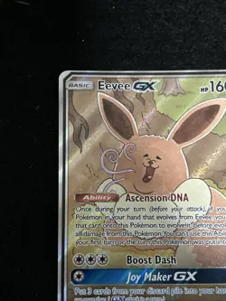 Pokemon TCG Eevee GX SM233 Full Art Promo Black Star Ultra Rare Holo NM - Image 3