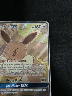 Pokemon TCG Eevee GX SM233 Full Art Promo Black Star Ultra Rare Holo NM - Image 4