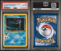 2001 Pokemon Neo Revelation Shining Gyarados Holo #65 PSA 6 EX-MT - Image 3