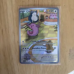 2024 Pokemon SV06 Chansey 187/167 Illustration Rare Full Art Holo 120 HP - Image 2