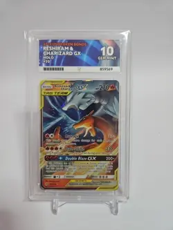 Pokemon TCG Reshiram and Charizard GX Tag Team Unbroken Bonds 20/214 ACE 10 - Image 1