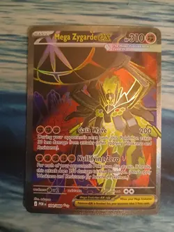 POKEMON Mega Zygarde EX 104/088 ULTRA RARE FULL ART HOLO Perfect Order *MINT* - Image 1
