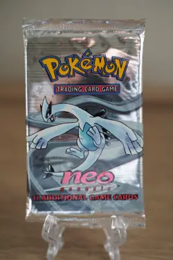 Pokemon TCG Neo Genesis Unlimited Booster Pack Sealed Lugia Art WOTC - Image 1