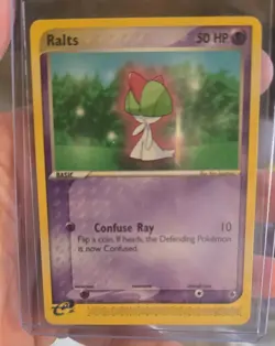 Ralts 66/109 Ex/LP EX Ruby & Sapphire Pokemon - Image 1