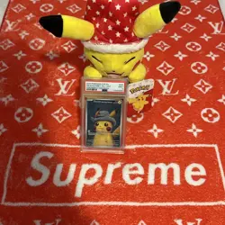 2023 POKEMON SVP EN PIKACHU/GREY FELT HAT POKEMON X VAN GOH 9 PSA MINT AUTHENTIC - Image 1