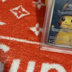 2023 POKEMON SVP EN PIKACHU/GREY FELT HAT POKEMON X VAN GOH 9 PSA MINT AUTHENTIC - Image 5