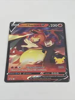 Lance’s Charizard V SWSH133 Pokemon TCG: Sword & Shield Promo Celebrations 25th - Image 2