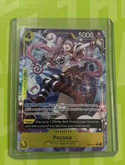 ONE PIECE THE AZURE SEA'S SEVEN ALT ART PERONA ALTERNATE ART OP R OP14-111 - Image 3