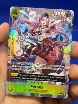One Piece The Azure Sea’s Seven Perona OP14-111 Alternate Alt Art NM - Image 2