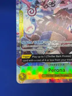 One Piece The Azure Sea’s Seven Perona OP14-111 Alternate Alt Art NM - Image 5