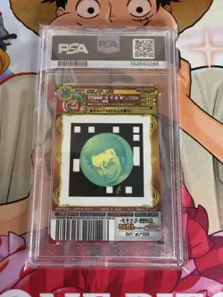 PSA 10 GEM MINT BANDAI ONE PIECE RORONOA ZORO AR CARDDASS FORMATION - Image 2